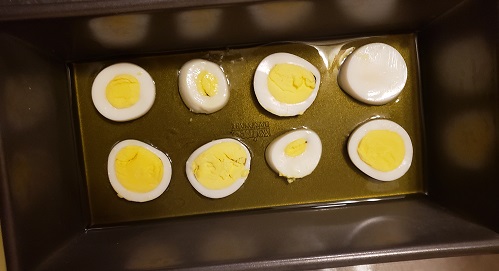 eggs in a pan